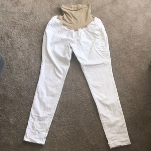 Jessica Simpson Maternity White Skinny Jeans